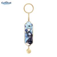 Брелок металический Character Banner Art Metal & Resin Keychain Born of Ocean Swell Eula[ПОДАРКИ]